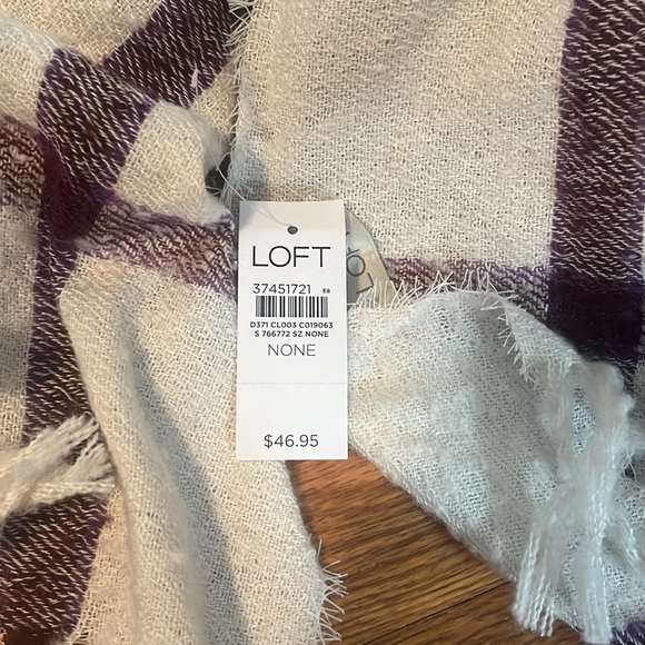 Loft plaid blanket scarf - Picture 2 of 4